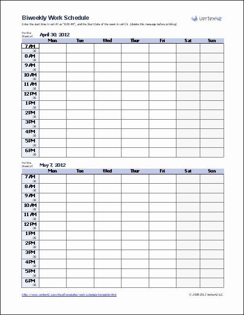 Work Planning Template Excel Best Of Work Schedule Template for Excel