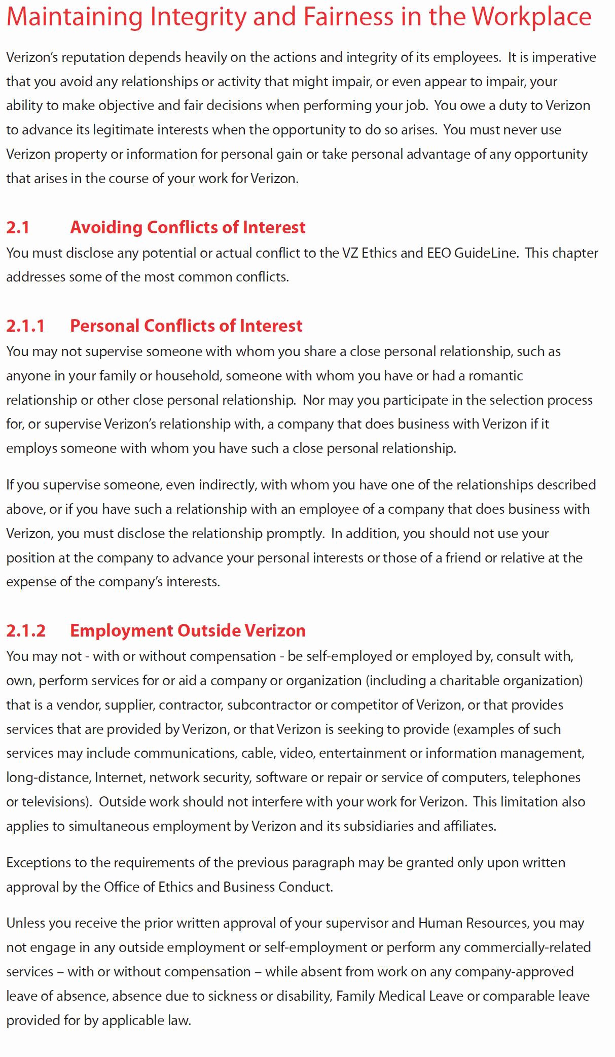 Workplace Code Of Conduct Template Beautiful An Ethics Framework