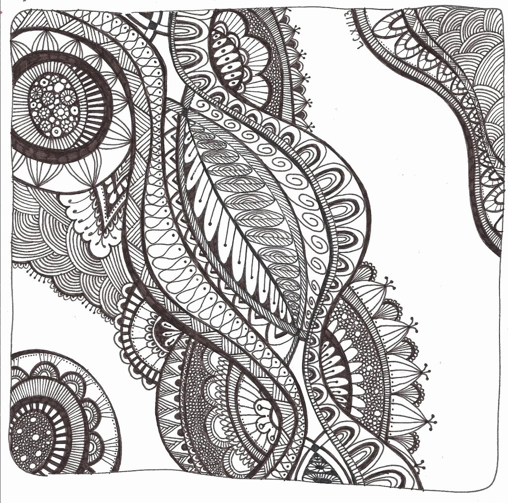 Zentangle Patterns to Print New Free Printable Zentangle Coloring Pages for Adults